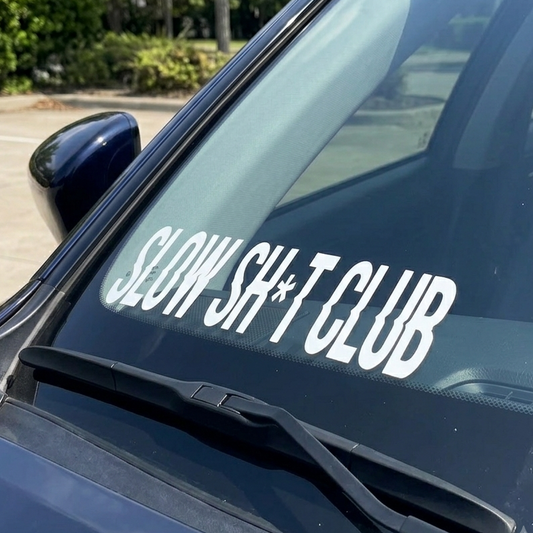 SLOW SH*T CLUB Mini Decal